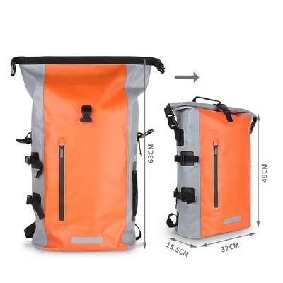 trouxa de caminhada impermeável do PVC 500D que flutua o saco impermeável para BSCI Kayaking