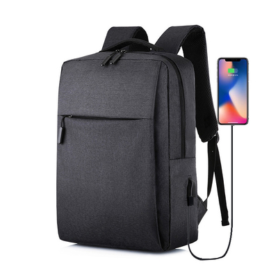 O saco da trouxa do portátil da forma do negócio que carrega trouxas impermeáveis do portátil do curso de USB dos homens feitos sob encomenda ensaca