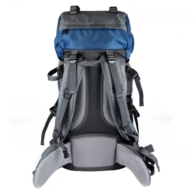 60L trouxa de acampamento impermeável azul do alpinismo da trouxa BSCI