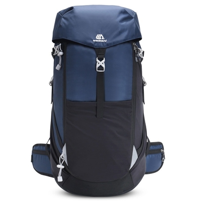 Nylon de acampamento ultraleve da trouxa do ODM da trouxa 50L impermeável exterior