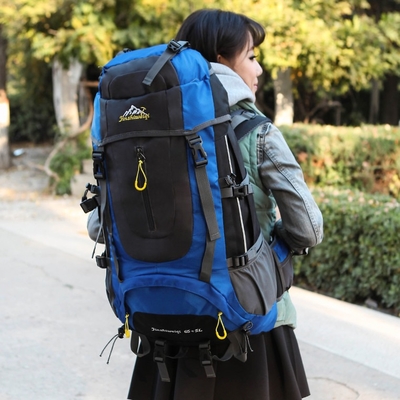 Grande 45L trouxa de pouco peso de caminhada impermeável da trouxa 500PCS Packable