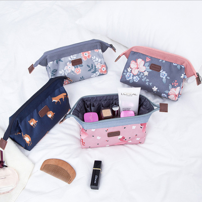 Forma que pendura o saco cosmético com a senhora de saco Cute Portable do arti'culo de tocador do zíper