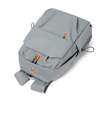 Trouxa do roubo de Grey Waterproof Travel Laptop Backpack anti com porto de carregamento do Usb