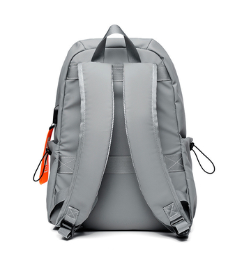 Trouxa do roubo de Grey Waterproof Travel Laptop Backpack anti com porto de carregamento do Usb