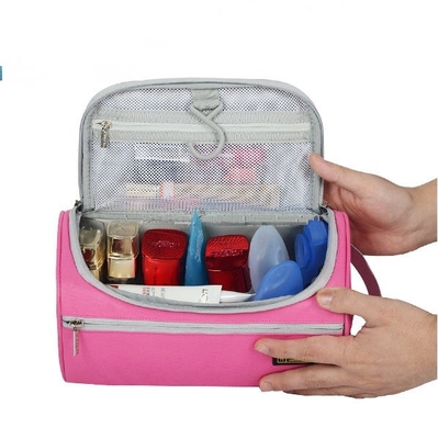 Organizador de suspensão Waterproof Travel da composição do saco do arti'culo de tocador do círculo da forma do tambor