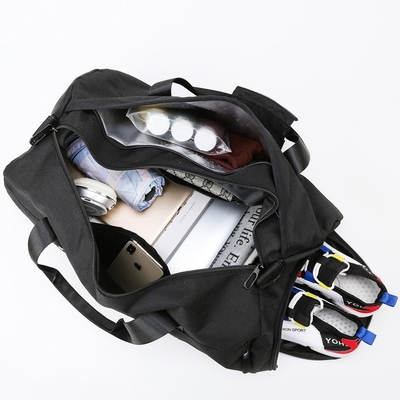 Saco de Duffle feito sob encomenda dos homens do saco do Gym do curso com o compartimento da sapata exterior