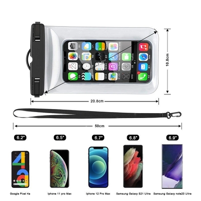 Saco impermeável universal do PVC Smartphone do malote impermeável do telefone celular