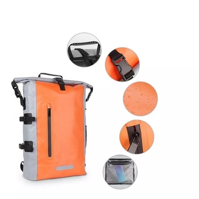 trouxa de caminhada impermeável do PVC 500D que flutua o saco impermeável para BSCI Kayaking