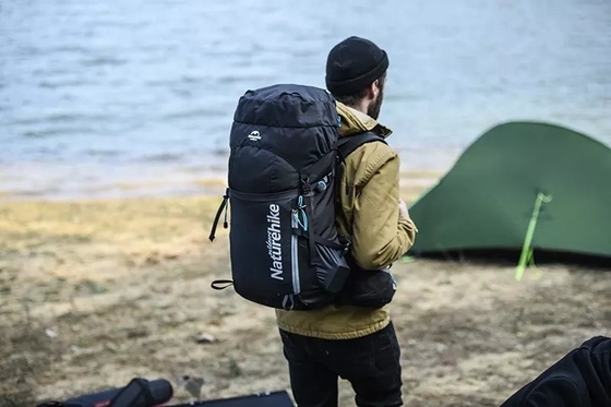Da montanha impermeável de pouco peso da trouxa 60cm do poliéster 0.1kg saco Trekking