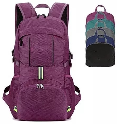 trouxa dobrável ultraleve de caminhada impermeável do curso da trouxa 0.1kg das mulheres 30L