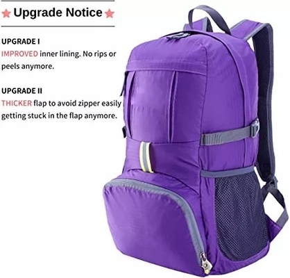 Mochila de caminhada dobrável vermelha do equipamento da montanha da trouxa 35L de BSCI impermeável
