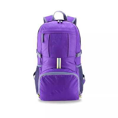 Mochila de caminhada dobrável vermelha do equipamento da montanha da trouxa 35L de BSCI impermeável