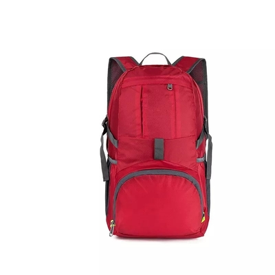 Mochila de caminhada dobrável vermelha do equipamento da montanha da trouxa 35L de BSCI impermeável