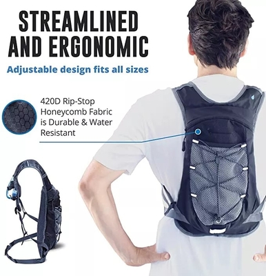 Da veste de pouco peso da hidratação da trouxa 0.1kg do ISO 2L homens de viagem de caminhada impermeáveis