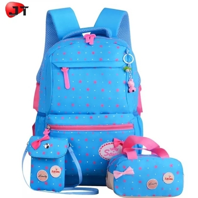 A trouxa da escola por adolescentes Bookbag das meninas ajustou a lancheira da trouxa do portátil com saco do lápis