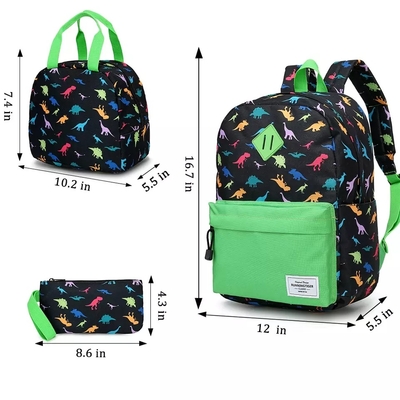 O saco do almoço da trouxa das crianças ajusta sacos de escola do curso 2022 de Dinosaur New Arrival do estudante do menino