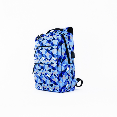 A trouxa de nylon do portátil das senhoras ajustou o saco de escola impermeável de 3 partes