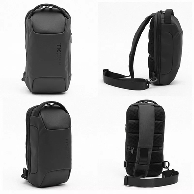 mala a tiracolo de revestimento do corpo da cruz do lazer do Odm da mochila do portátil do reverso 1200d