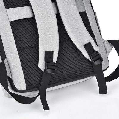 Trouxa de pouco peso do portátil de Gray Business Laptop Backpack Nylon de 11,8 polegadas