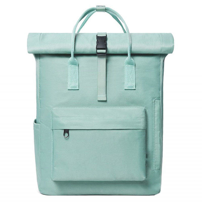 Trouxa feita sob encomenda do portátil de Logo Waterproof Rolltop Bag 40cm Rolltop da lona