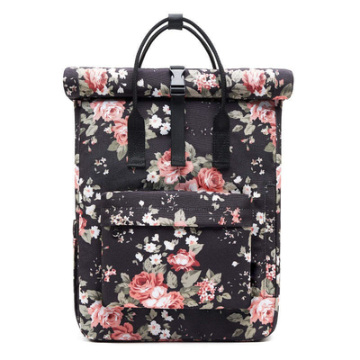 Trouxa feita sob encomenda do portátil de Logo Waterproof Rolltop Bag 40cm Rolltop da lona