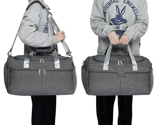 18&quot; saco de Duffle do saco do curso do roubo do Gym anti com o bolso molhado do compartimento da sapata