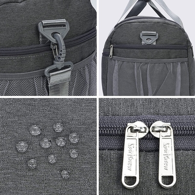 18&quot; saco de Duffle do saco do curso do roubo do Gym anti com o bolso molhado do compartimento da sapata