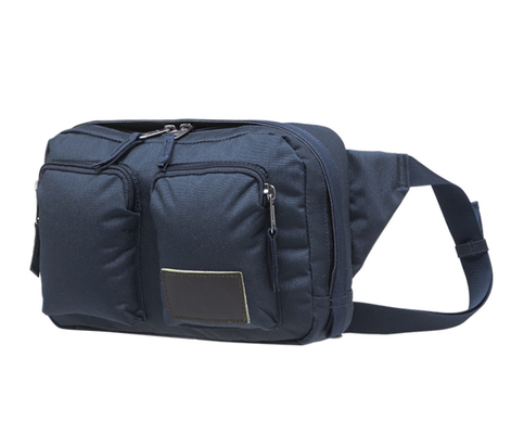 Saco feito sob encomenda luxuoso Fanny Pack Waist Pouch Bag da correia dos azuis marinhos para senhoras