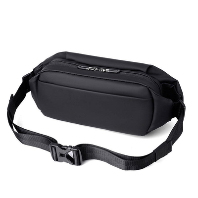 O saco impermeável Fanny Pack Waist Pouch Bag da correia da forma para homens cruza - o corpo