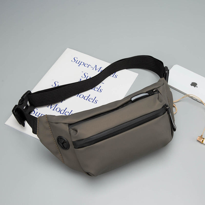 Malote unisex Fanny Pack do curso do saco da correia de cintura do malote de nylon múltiplo do saco da cintura dos bolsos