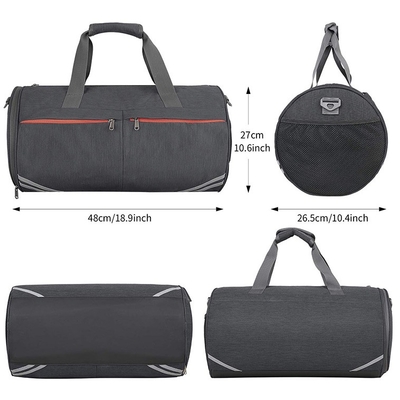 Saco do curso do roubo do esporte saco de Duffle de pouco peso do Gym do anti com o bolso molhado do compartimento da sapata