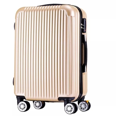 A bagagem de viagem do policarbonato do PC ajustou-se de 3 partes do trole de superfície brilhante de Hardside da mala de viagem das meninas