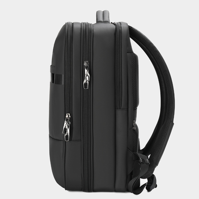 Saco da pasta do escritório da forma para o preto completamente aberto do portátil RFID da viagem de negócios dos homens