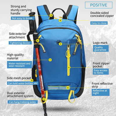 Saco de caminhada impermeável de tensão novo do alpinismo da trouxa T-B9280 com tira reflexiva
