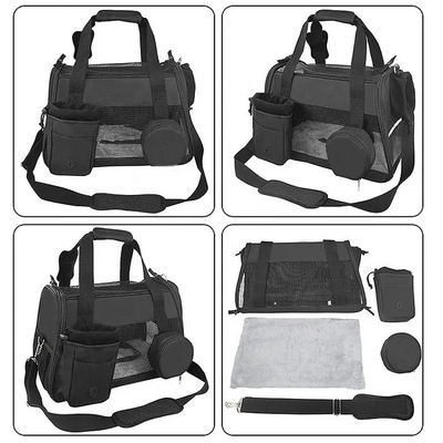 3 em 1 material pequeno do algodão do plutônio de Cat Dog Travel Carrier Nylon do saco de portador do animal de estimação
