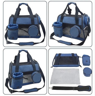 3 em 1 material pequeno do algodão do plutônio de Cat Dog Travel Carrier Nylon do saco de portador do animal de estimação