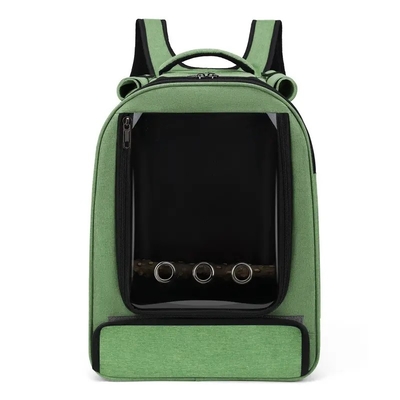 O saco de portador de pouco peso do animal de estimação do papagaio do pássaro prende Mesh Large Foldable Travel Backpack exterior