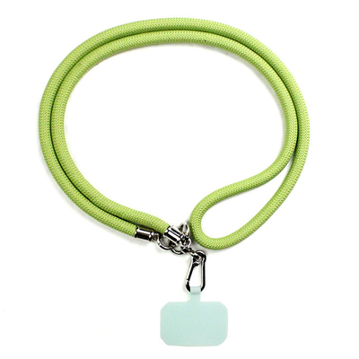 Correia universal de Lanyard Adjustable Nylon Neck Phone do telefone do ODM com metal do remendo