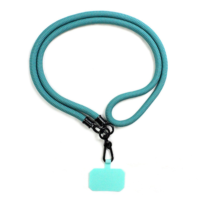 Correia universal de Lanyard Adjustable Nylon Neck Phone do telefone do ODM com metal do remendo